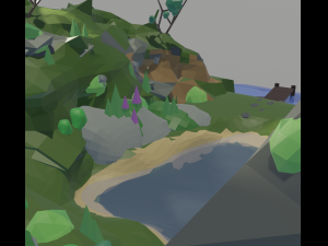 Low Poly Jungle 3D 모델