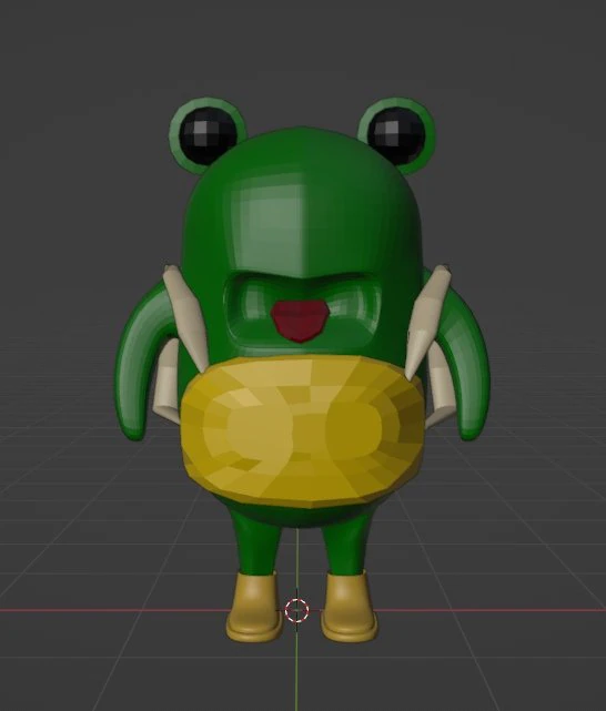 Лягушачий 3D Модель .c4d .max .obj .3ds .fbx .stl .blend 