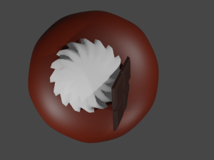 Chocolate Cake Model 3D