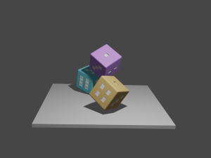 Dice Pastel 3D 模型