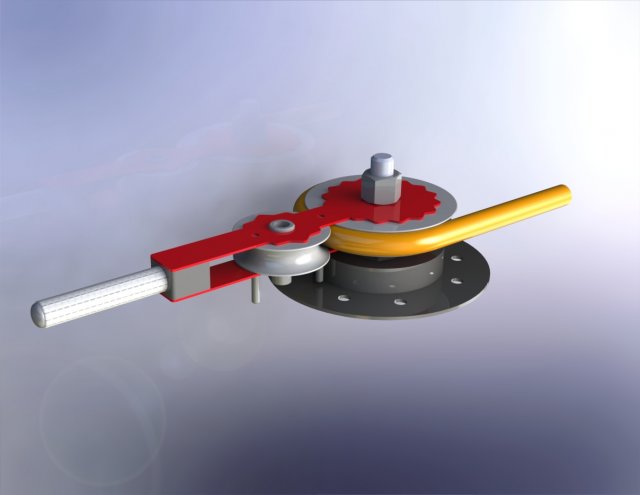 Manual pipe bending 3D 模型 .c4d .max .obj .3ds .fbx .stl .blend 