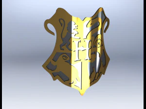 हॉगवर्ट्स शील्ड 3D मॉडल