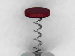 बार की स्टूल 3D मॉडल