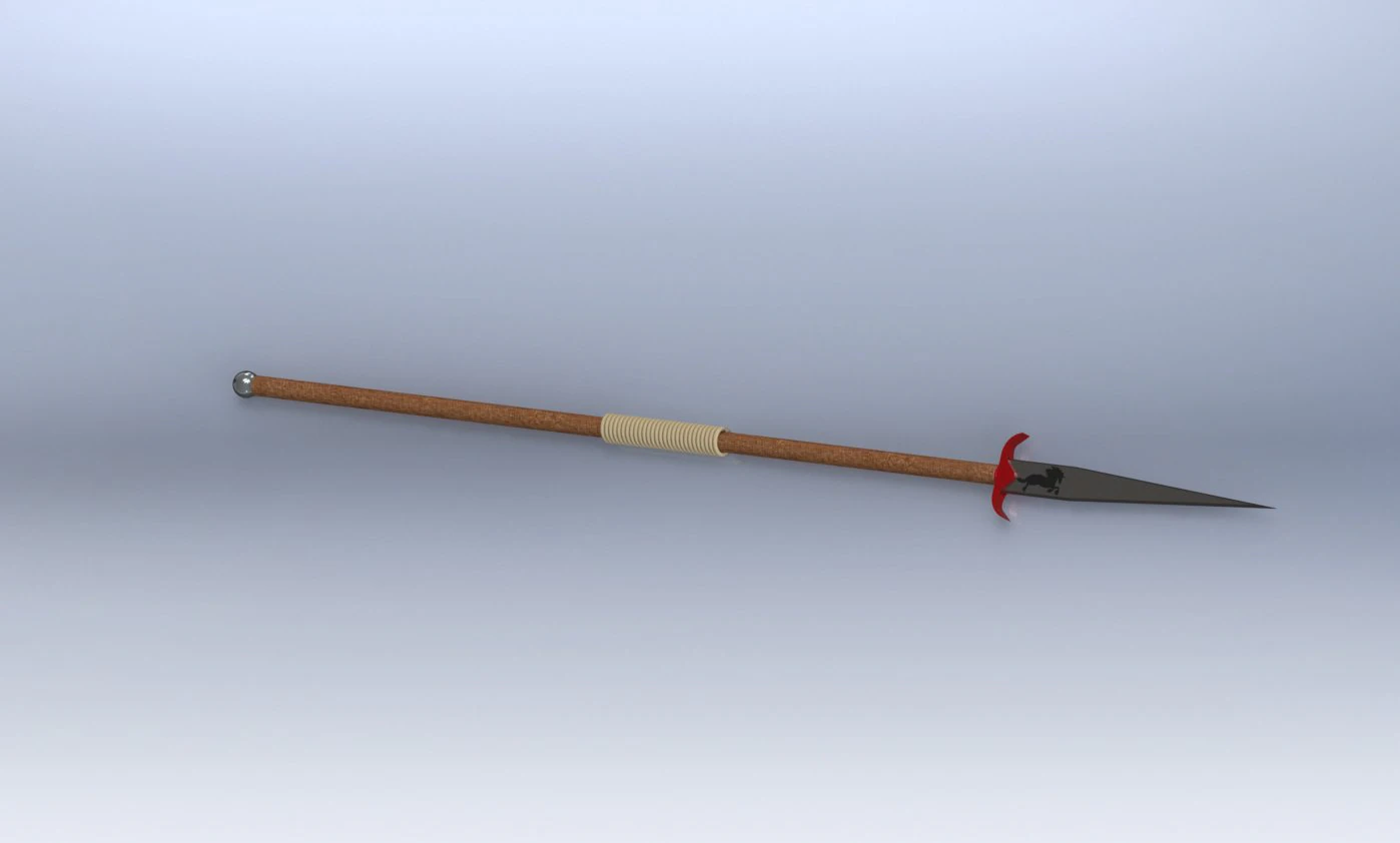 Spear 3D Model .c4d .max .obj .3ds .fbx .stl .blend 