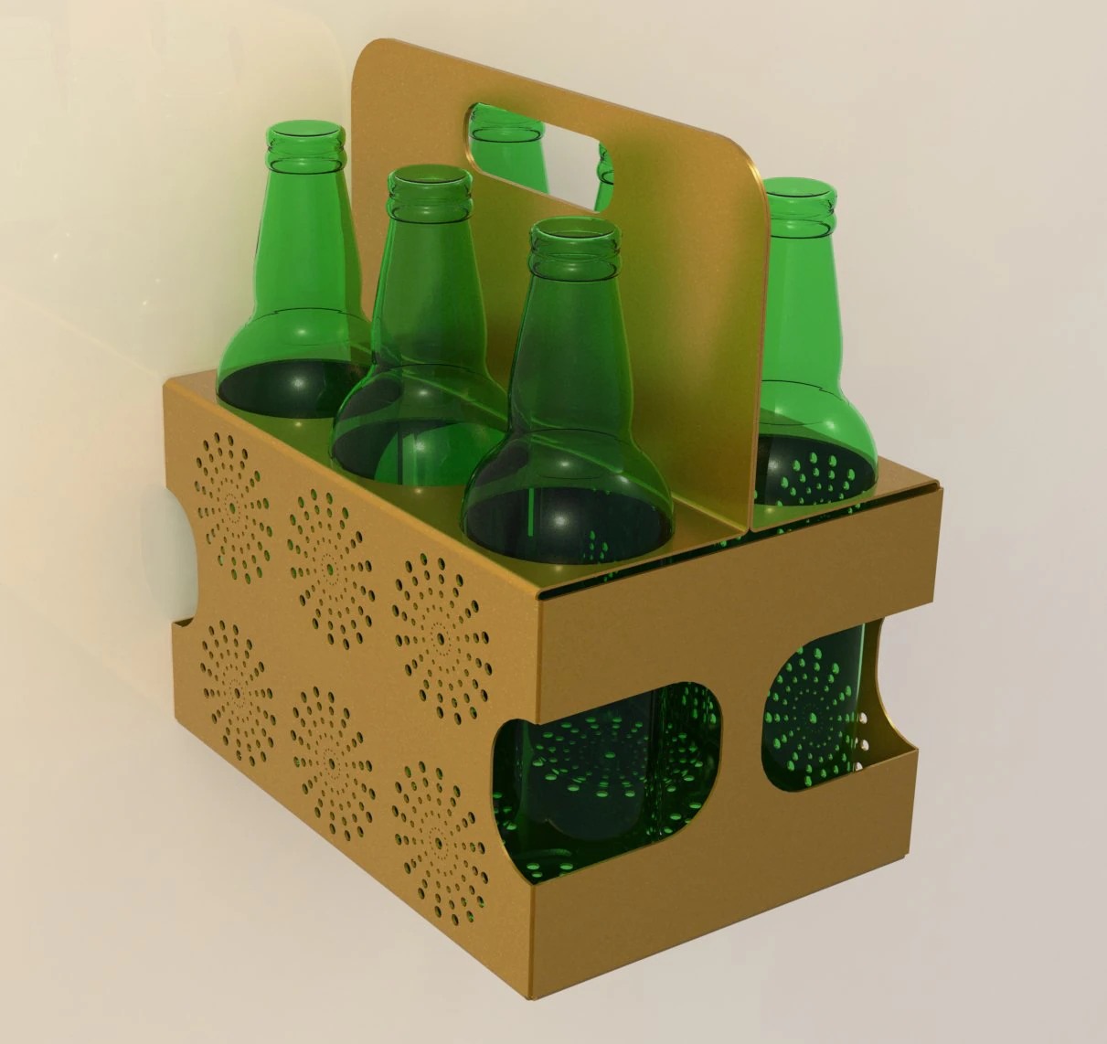 Beer carrier 3D Model .c4d .max .obj .3ds .fbx .stl .blend