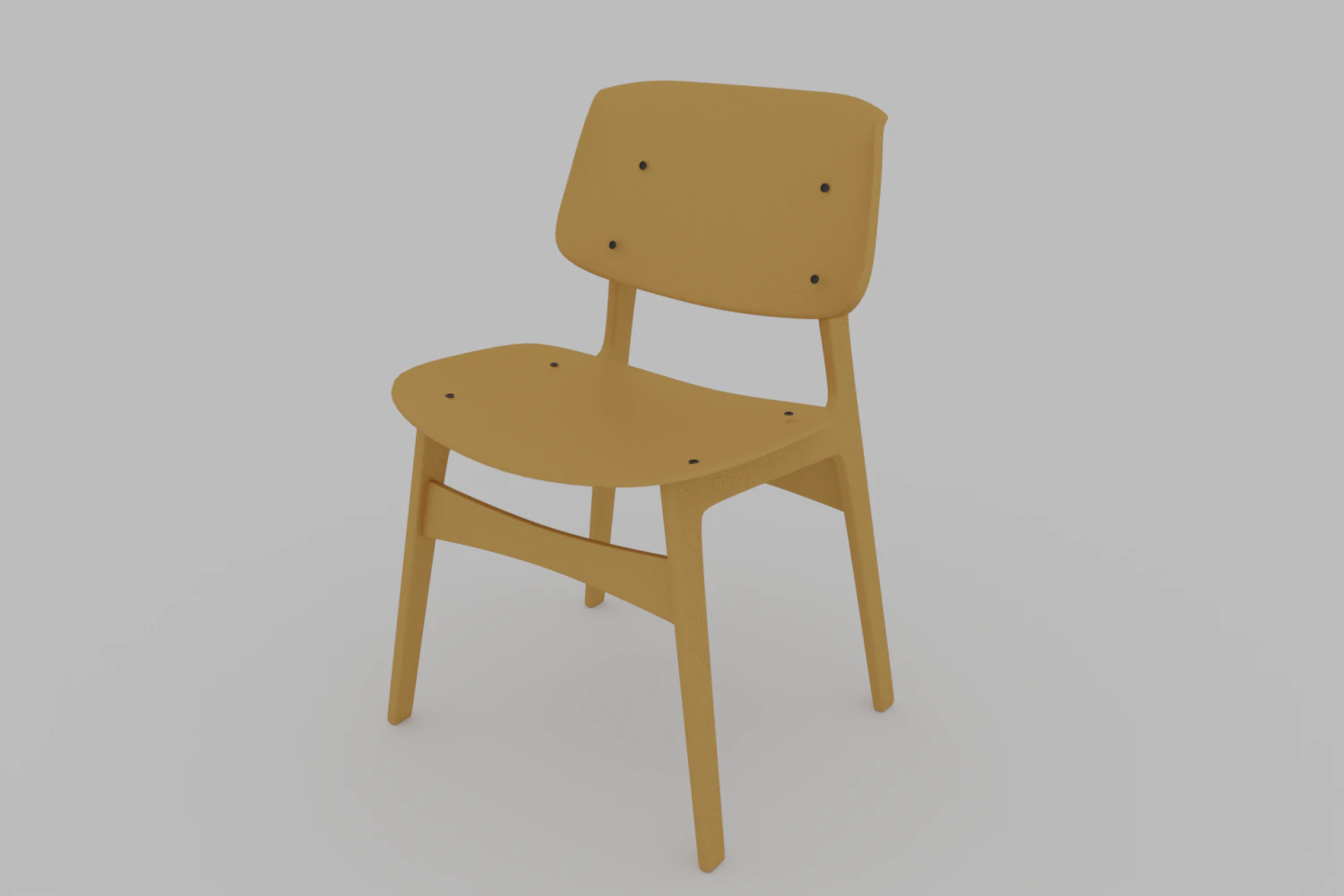 Wooden chair 3D Model .c4d .max .obj .3ds .fbx .stl .blend 