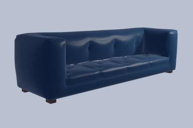 Leather sofa Model 3D .c4d .max .obj .3ds .fbx .stl .blend 