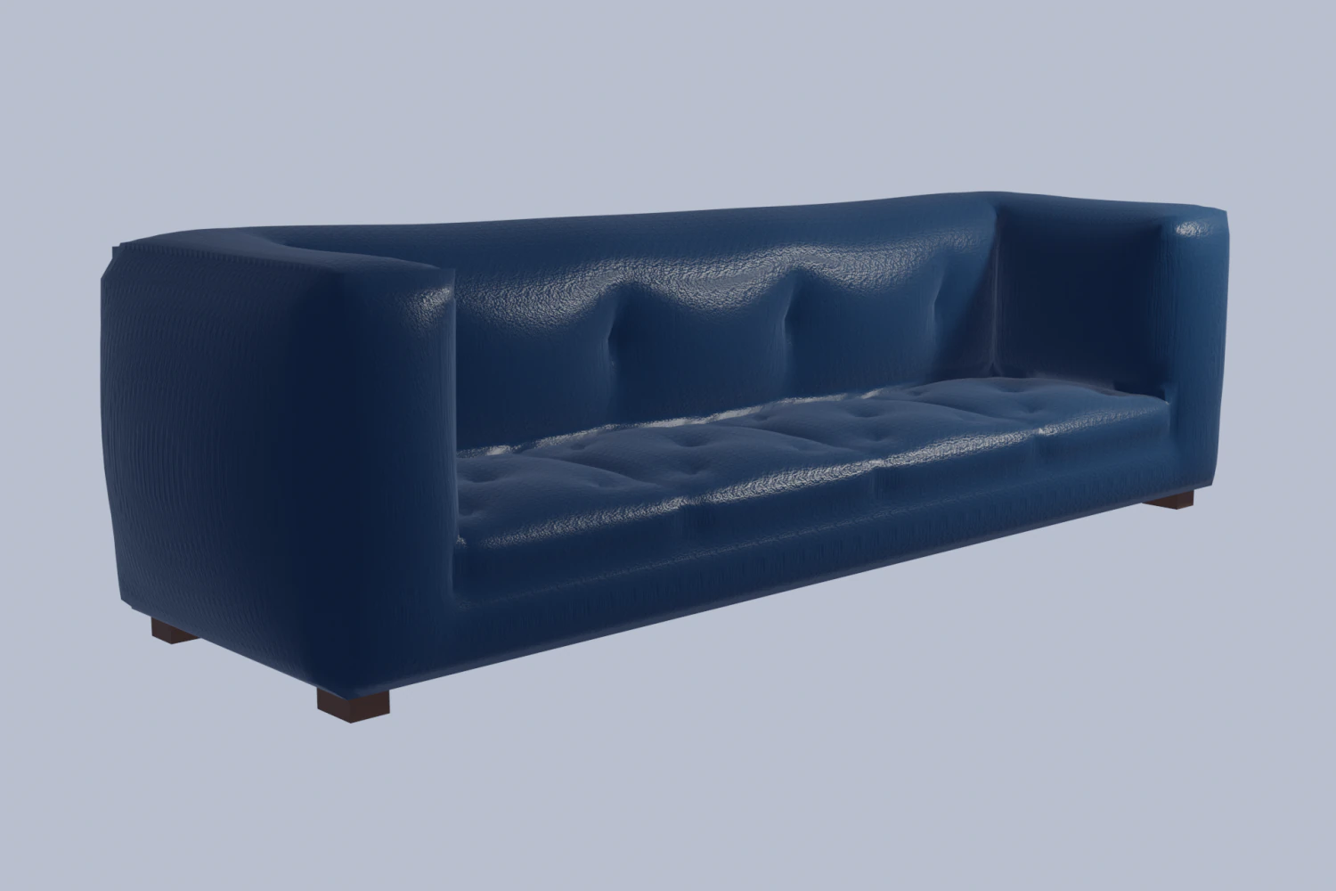 Leather sofa 3D Model .c4d .max .obj .3ds .fbx .stl .blend 