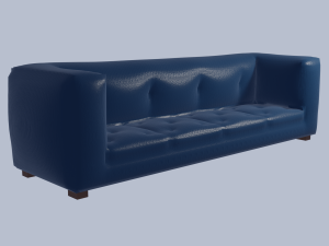 Leather sofa 3D 模型