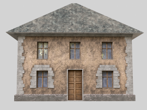 A low-poly of a home 3D 模型