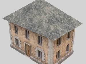 A low-poly of a home 3D Model
