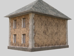 A low-poly of a home 3D Модель