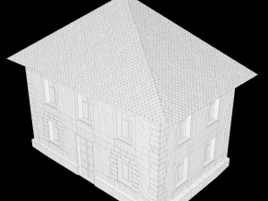 A low-poly of a home 3D Model