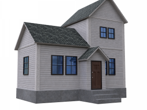 Low-poly of a home house 3D 模型