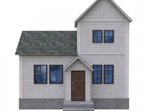 Low-poly of a home house 3D Model