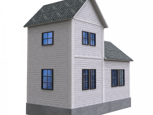 Low-poly of a home house 3D Model