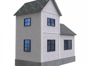 Low-poly of a home house 3D Model