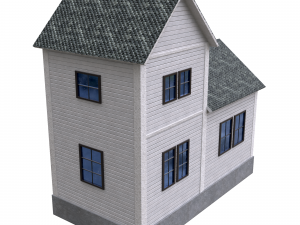 Low-poly of a home house 3D Model