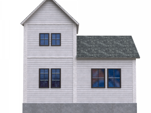 Low-poly of a home house 3D Model