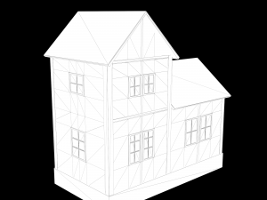Low-poly of a home house 3D Model