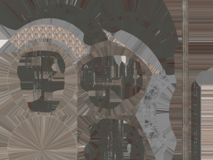 Old tank with pipes Reservoir Low-poly Modèle 3D