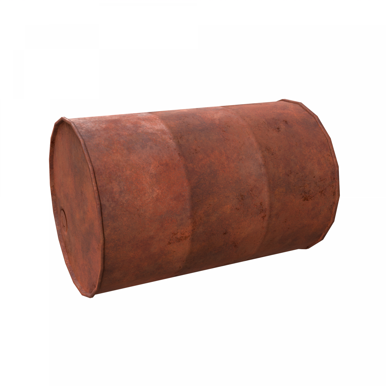 Low-poly rusty metal barrel Free low-poly Free 3D Model in Other 3DExport