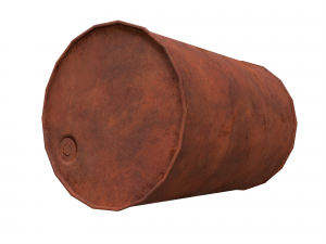 Low-poly rusty metal barrel Free low-poly 3D 模型