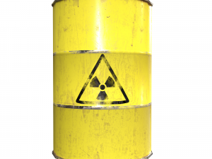 Collection of metal barrels Low-poly 3D Модель