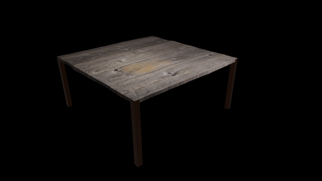 Table 3D Model .c4d .max .obj .3ds .fbx .stl .blend 
