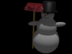 Snowman 3D 模型