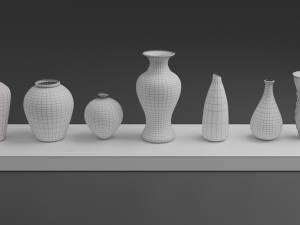 Flower vase 3D मॉडल