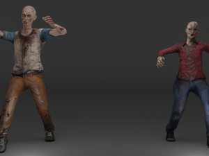 Zombies 3D 模型