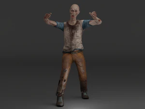 Zombies 3D Model