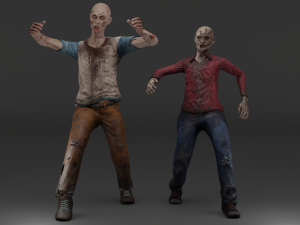 Zombies Modèle 3D