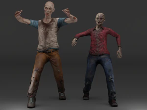 Zombis Modelo 3D