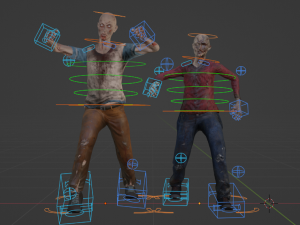 Zombies 3D 模型