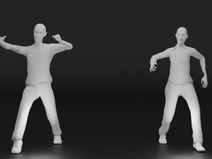 Zombies 3D Model