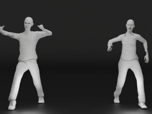 Zombies 3D Model