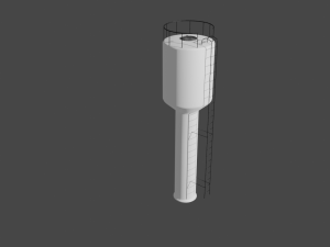 Water Tower 3D 模型
