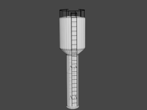 Water Tower 3D 模型