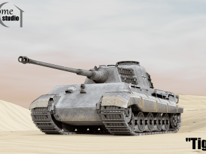 Tank Royal TigerTiger II Modelo 3D