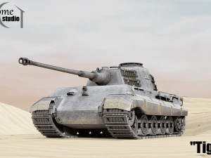 Tank Royal TigerTiger II 3D Model