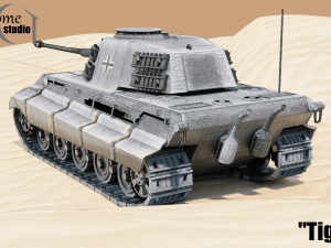 Tank Royal TigerTiger II Modelo 3D