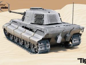 Tank Royal TigerTiger II 3D Model