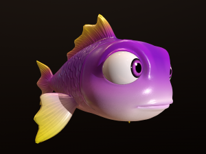 Fish - Cartoon Modello 3D