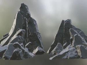 Bocal &agrave; poissons PIERRES Modèles 3D en vedette