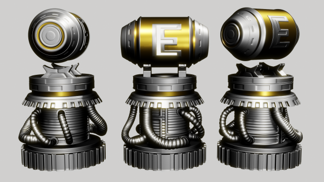 Metroid eNERGY TANCK Modelo de impresión 3D .c4d .max .obj .3ds .fbx .stl .blend 
