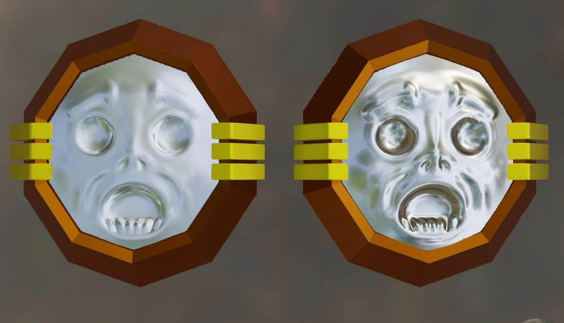 Zelda shield majoras mask mirror 3D Print Model .c4d .max .obj .3ds .fbx .stl .blend 