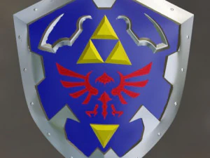 Zelda schildocarina van de tijd 3D printmodel
