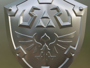 Zelda shield skyward 3D 打印模型